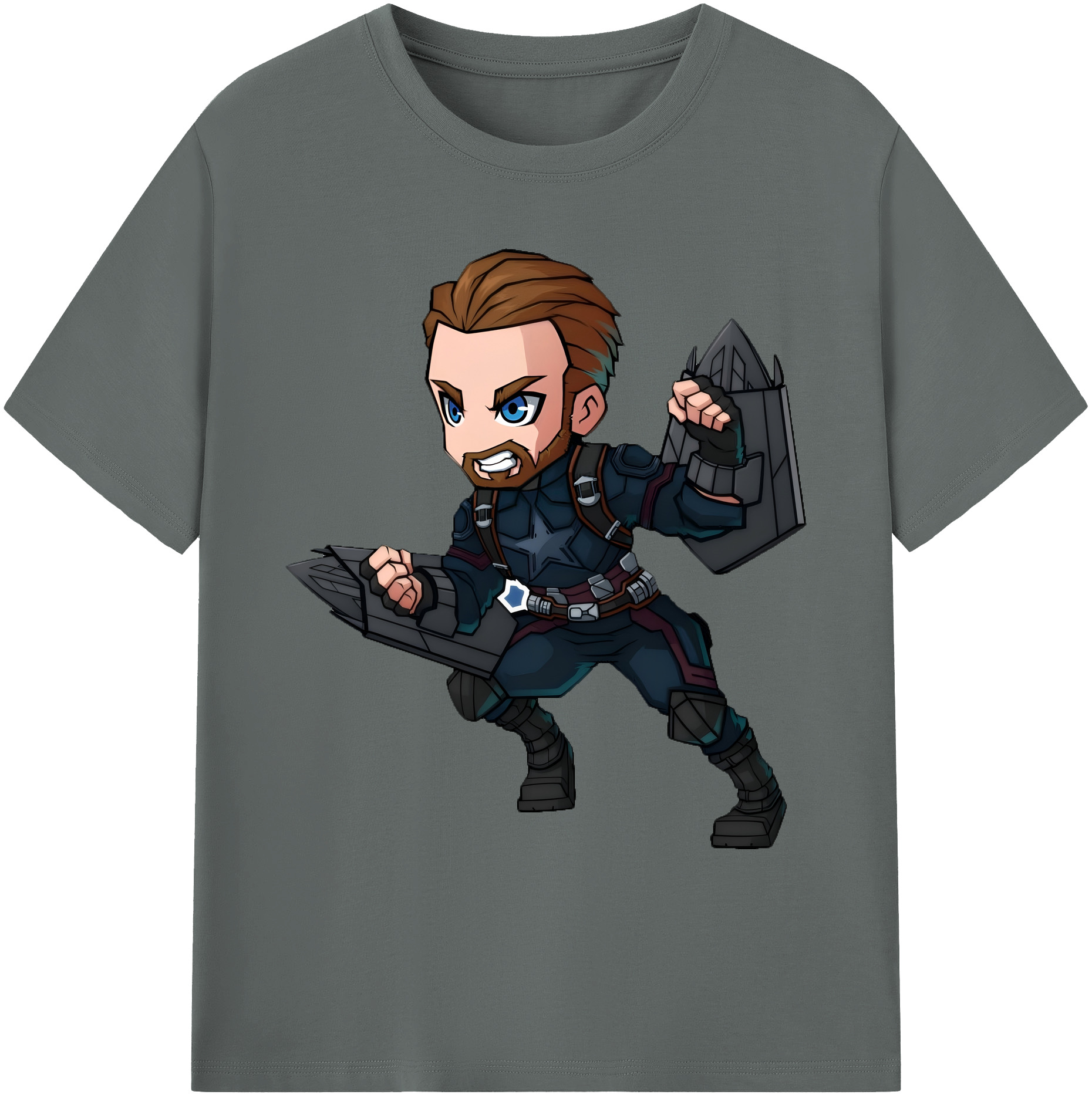 （画像用） アベンジャーズ The Avengers 綿100％ メンズ半袖Tシャツ｜肌触りやわらか＆通気性